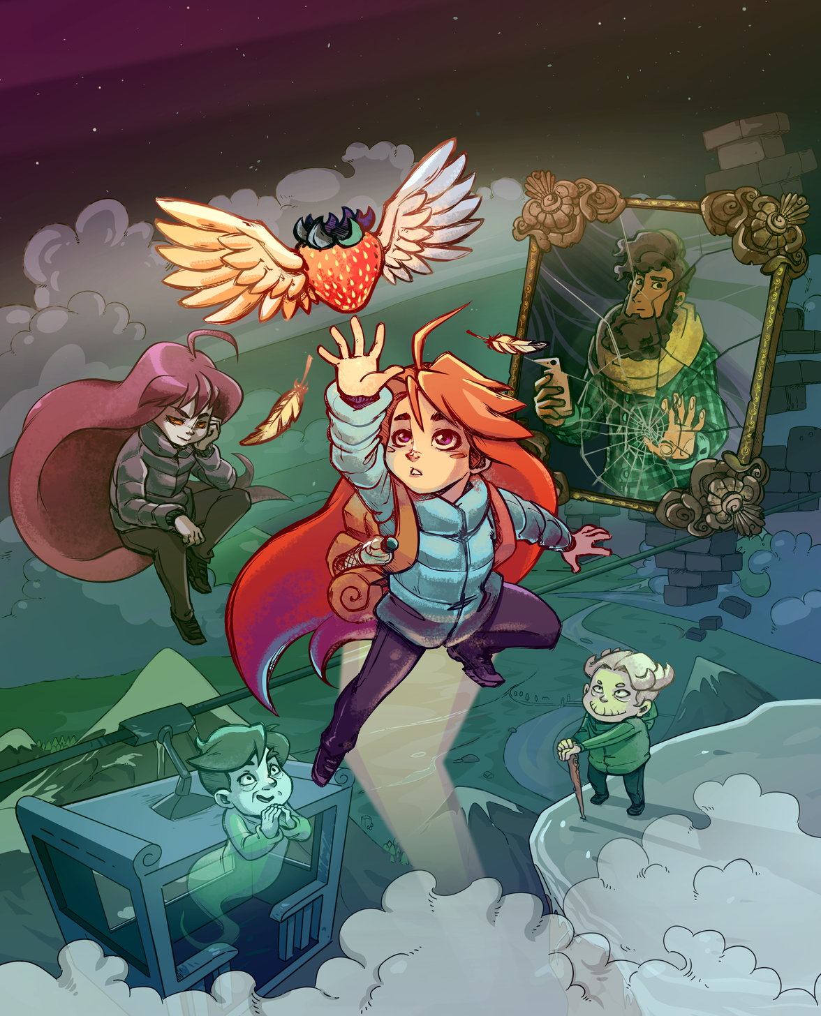 غلاف لعبة Celeste