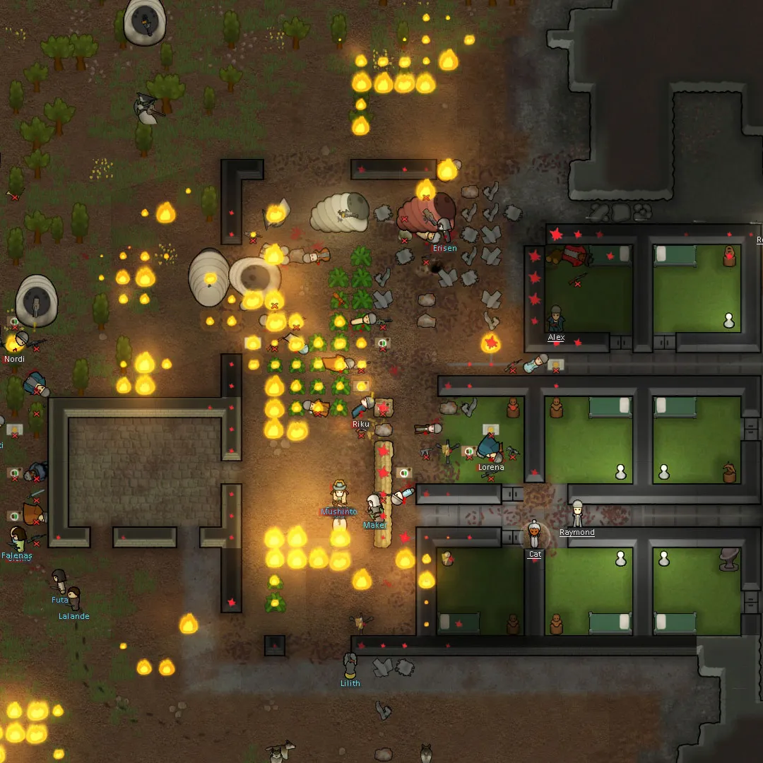 غلاف لعبة Rimworld